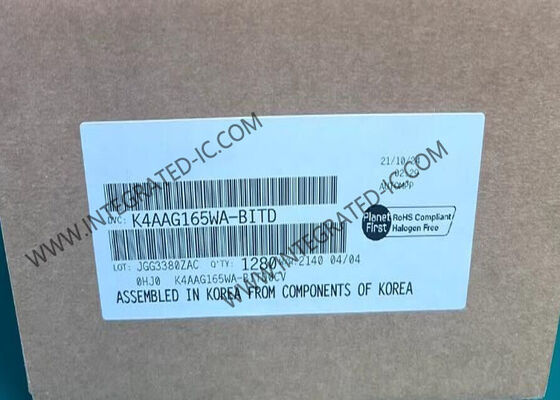 K4AAG165WA-BITD Memory IC Chip DDR4 DRAM 16Gbit 2666Mbps Memoria dinamica a accesso casuale FBGA96