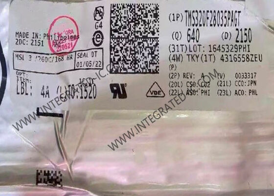 TMS320F28035PAGT Microcontrollore MCU a 32 bit 60MHz C28x Piccolo con memoria flash da 128 kB