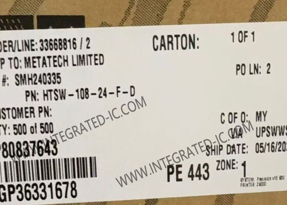 HTSW-108-24-F-D Strisce di connettori PCB ad alta temperatura a 16 posizioni con passo da 0,100"