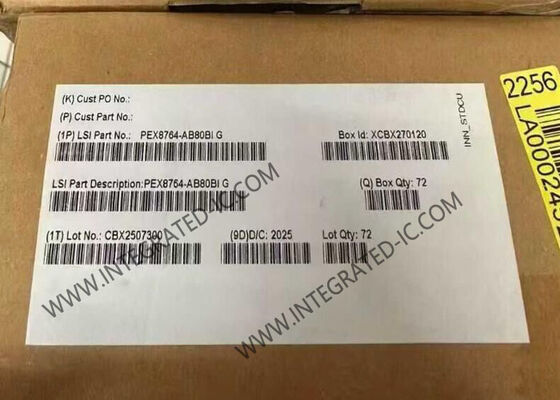 PEX8764-AB80BIG Chip di circuito integrato PCI Express Gen3 Switch IC con 64 corsie e 16 porte