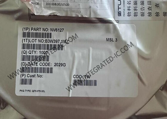 NV6127 GaN IC 650V 12A Switch di distribuzione di potenza con pacchetto 30-QFN per applicazioni di ricarica rapida