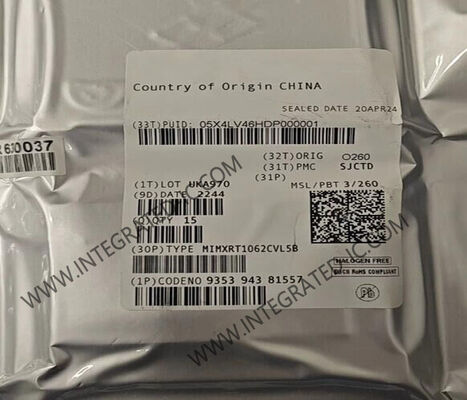 MIMXRT1062CVL5B Microcontrollore MCU a 32 bit a singolo nucleo 528MHz in 196-LFBGA Package