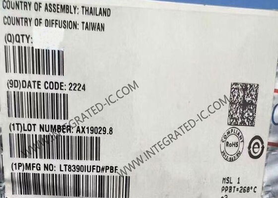 LT8390IUFD 60V 4 Switch Buck Boost Controller IC Chip in QFN28 Package