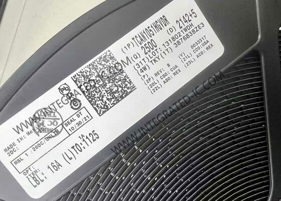 TCAN1051HGVDR Chip di circuito integrato 5Mbps Trasmettitore CAN protetto da guasti con protezione ESD 16 kV SOIC8