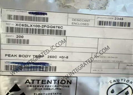 XC6SLX100-2FGG676C Spartan 6 LX FPGA IC con 480 I/O e 676-BGA Package per applicazioni a bassa potenza