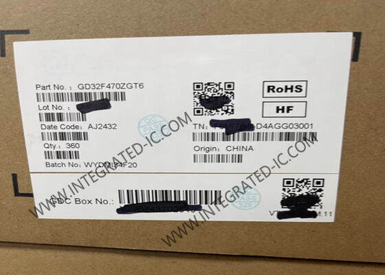 GD32F450ZGT6 Microcontrollore MCU Microcontrollore a 32 bit con 200MHz ARM Cortex-M4 Core 114 I/O e 256KB di RAM