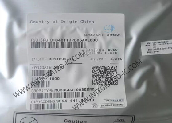 Circuito integrato MC33GD3100BEKR2 Driver di gate a canale singolo con uscita di picco da 15A e isolamento galvanico per IGBT e dispositivi di potenza SiC