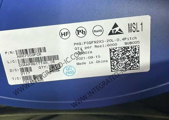 AW87559FCR chip di circuito integrato 9V Adaptive Boost TLTR-AGC Smart K Audio Amplifier FCQFN20