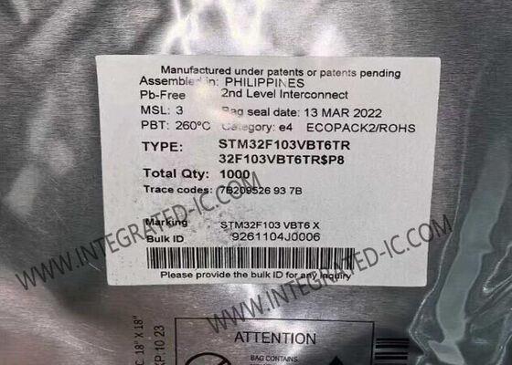 STM32F103VBT6 Microcontrollore MCU con 72MHz ARM Cortex-M3 32-Bit Core e 128KB di memoria flash