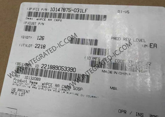 10147875-031LF eHPCE Connettore Edge Card ad Alta Potenza Migliorato con Tensione Nominale 12V e Placcatura Oro