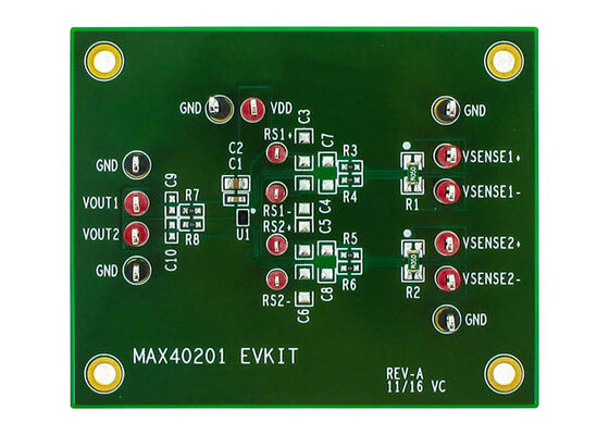 MAX40201EVKIT Soluzioni incorporate da 2,7 V a 5,5 V 1.3 mA Corrente Sensore Amplificatore Board di valutazione