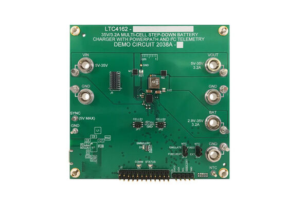 DC2038A-H Soluzioni incorporate Multi-Cell Step-Down Battery Charger Board