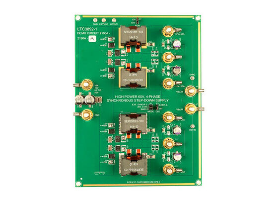 DC2190A-A Soluzioni incorporate 2 fasi sincrone step-down DC/DC controller board di valutazione