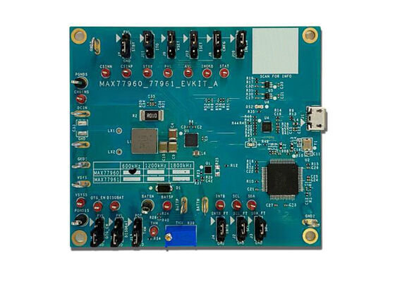 MAX77961EVKIT-06 Kit di valutazione delle soluzioni incorporate per il caricabatterie USB tipo C