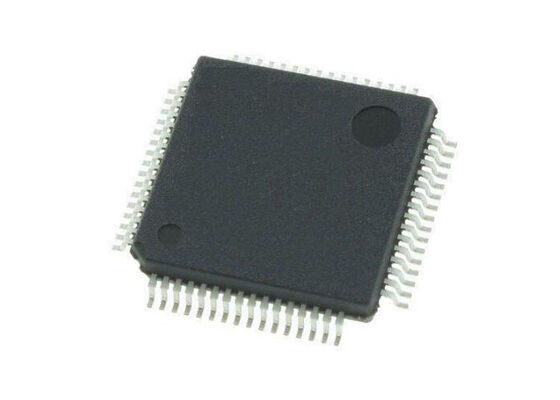 LAN9252/PT Ethernet IC con controller EtherCAT 100BASE-TX/100BASE-FX in pacchetto TQFP64 dotato di doppi PHY Ethernet integrati