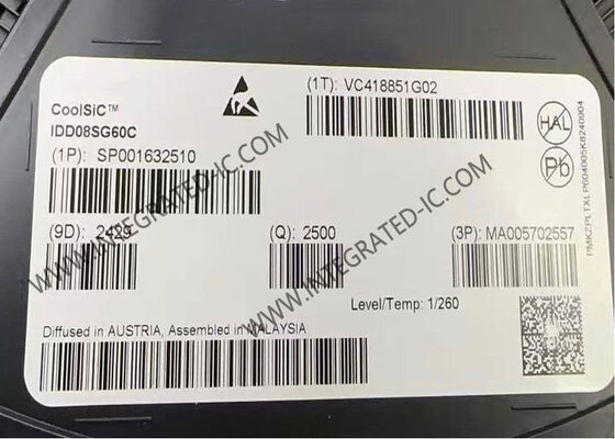 IDD08SG60C 600V 8A CoolSiC Schottky Diode chip di circuito integrato con capacità del dispositivo più basso