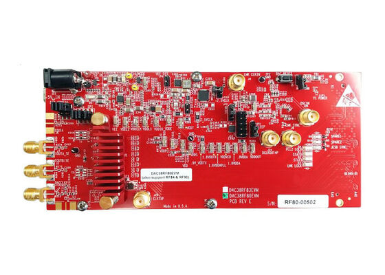 DAC38RF80EVM Soluzioni incorporate High-Speed 14-Bit Digital To Analog Converter Board di valutazione