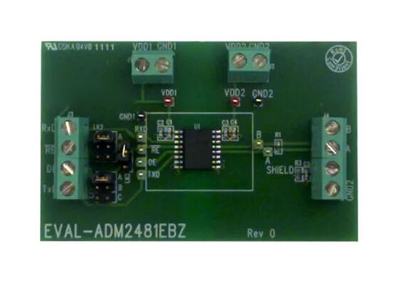 EVAL-ADM2481EBZ Soluzioni incorporate ADM2481 Half-Duplex RS-485 Transceiver Board di valutazione