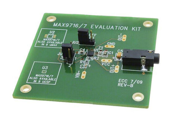 MAX9716EVKIT Soluzioni incorporate MAX9716 Consiglio di valutazione degli amplificatori audio