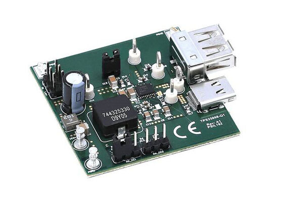 TPS25868Q1EVM-162 Soluzioni incorporate TPS25868-Q1 Modulo di valutazione del controllore delle porte di ricarica USB tipo-C + tipo-A