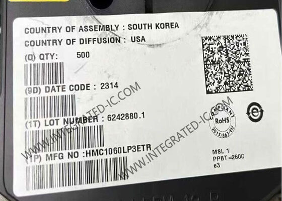 HMC1060LP3ETR circuito integrato chip quadri-basso rumore alto regolatore di tensione lineare PSRR con corrente di uscita di 500 mA