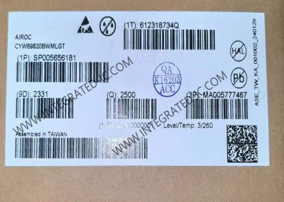 CYW89820BWMLGT BT IC 2.4GHz 3Mbps Single-Chip Bluetooth v5.0 Sistema su chip