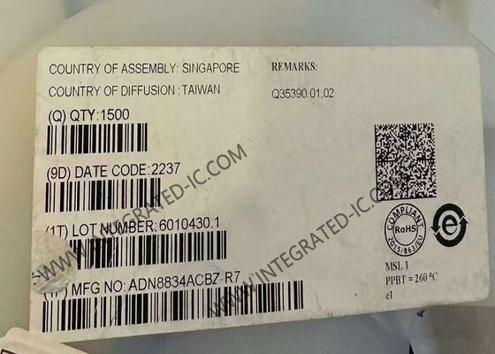 ADN8834ACBZ chip di circuito integrato 1.5A Controller TEC di corrente di uscita per il controllo del raffreddatore termoelettrico con tensione di alimentazione 2,7V ~ 5,5V