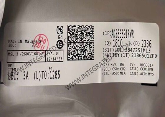 ADS8689IPWR 16-bit 100-kSPS 1-Channel Analog-to-Digital Converter chip di circuito integrato