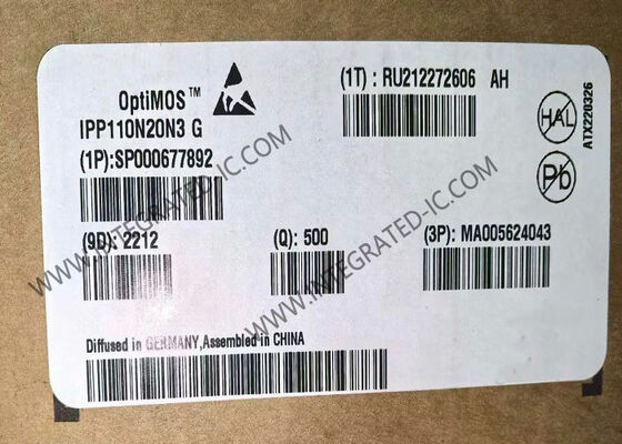 IPP110N20N3G chip di circuito integrato OptiMOSTM N-Channel MOSFET Transistor con 200 V 88 A e 9,9 mOhms di resistenza alla fonte di scarico