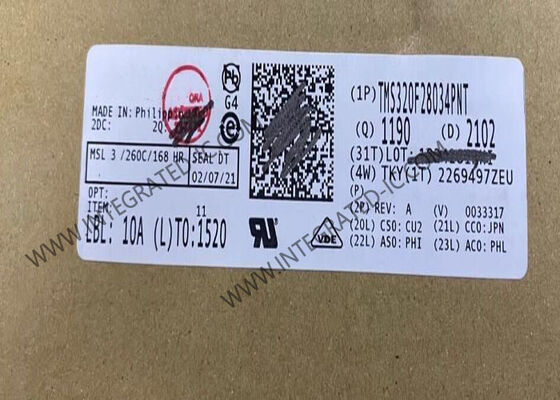 TMS320F28034PNT Microcontrollore MCU C2000 MCU a 32 bit in tempo reale con velocità di 60 MHz e memoria flash da 128 KB