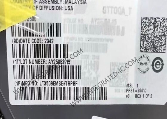LT3509EMSE circuito integrato chip doppio 36V 700mA Step-Down regolatore MSOP-16