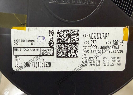 ADS1174IPAPT chip di circuito integrato 16-bit analogico a convertitore digitale HTQFP-64
