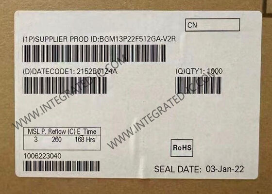 Modulo di comunicazione wireless BGM13P22F512GA-V2R BT Moduli basati su EFR32BG13 a bassa energia