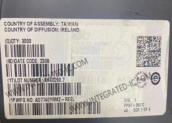 AD7740YRMZ Circuito Integrato Chip Convertitore Tensione-Frequenza Sincrono a Basso Consumo MSOP-8
