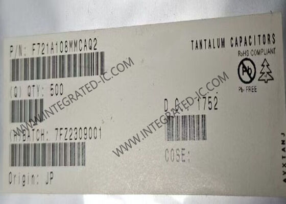 F721A108MMCAQ2 1000 µF 10V Condensatore elettrolitico al tantalio a basso profilo per design compatti di PCB