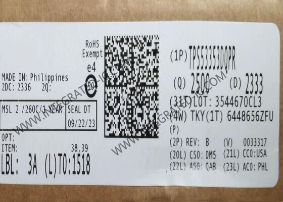 TPS53353DQPR Chip di circuito integrato Convertitore buck SWIFT™ sincrono in modalità D-CAP™ da 20 A con tensione di ingresso da 1,5 V a 15 V