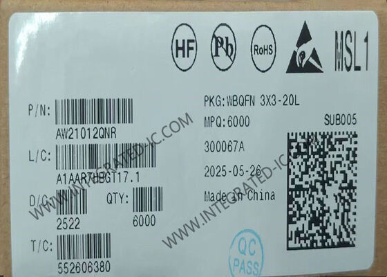 AW21012QNR Driver LED a 12 canali con interfaccia PWM e I2C a 256 livelli