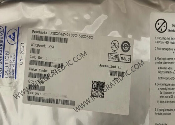 LCMXO3LF-2100C-5BG256C MachXO3 FPGA chip con 2100 elementi logici in LFBGA-256 pacchetto per applicazioni a bassa potenza