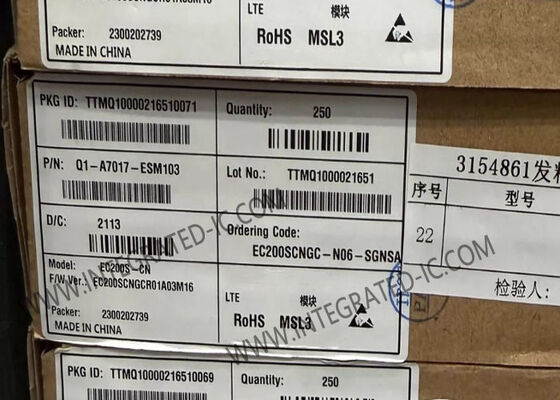 EC200SCNGC-N06-SGNSA Modulo LTE Cat 1 con velocità di downlink di 10 Mbps e velocità di uplink di 5 Mbps in Mini PCIe Form Factor per applicazioni IoT M2M