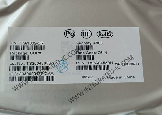 TPA1862-SR 40V 6MHz Amplificatore operativo a deriva zero chip IC con uscita rail-to-rail