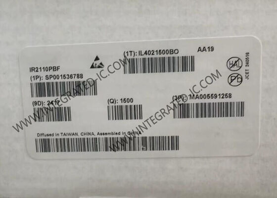 IR2110PBF Gate Driver IC con 500V Alta tensione laterale 3.3V compatibile con la logica e corrente di uscita di picco 2A