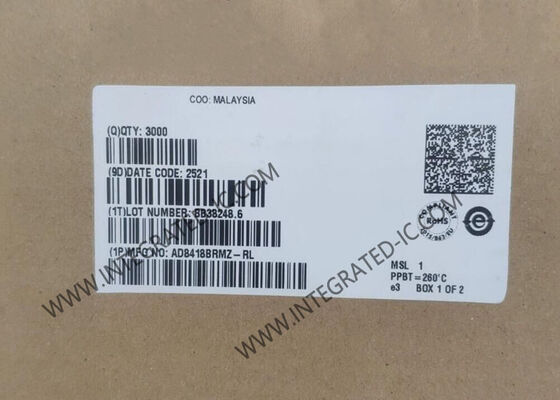 AD8418BRMZ Amplificatore bidirezionale a corrente a deriva zero con alta tensione e ampio range di temperature MSOP-8