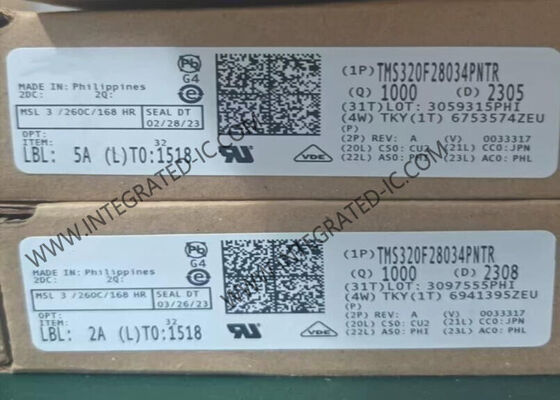 TMS320F28034PNTR Microcontrollore MCU C2000TM MCU a 32 bit con velocità 60MHz 128KB Flash e 45 pin di I/O
