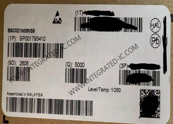 BSC021N08NS5 80V N-Channel OptiMOSTM Power MOSFET Transistor con corrente di scarico continua 226A in SuperSO8 Package