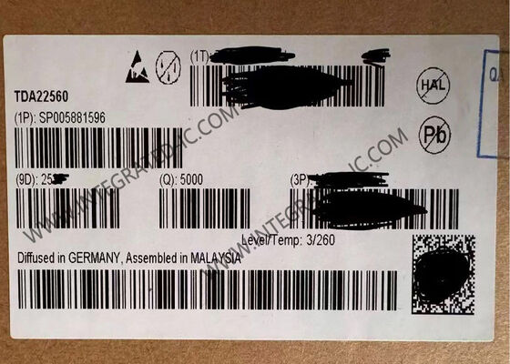 Chip di circuito integrato TDA22560 con corrente di uscita di 60 A OptiMOS™ 6 Smart Power Stage nel pacchetto PG-UFLGA-34