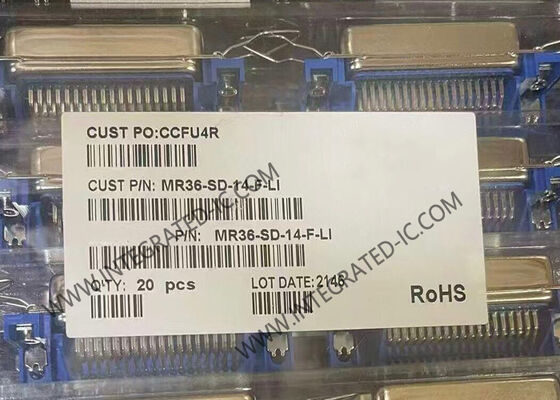 MR36-SD-14-F-LI connettore IDC a nastro ad alta densità a 14 pin con contatti dorati per posizionamento preciso