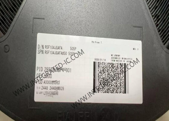 R5F104JGAFA Microcontrollore a 16 bit MCU RL78/G14 Serie 32MHz Per il controllo del motore