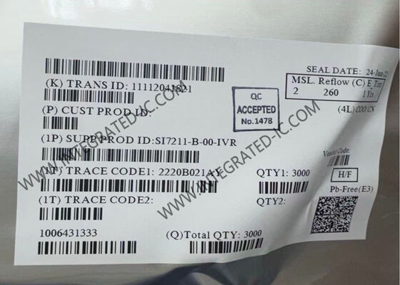 SI7211-B-00-IVR 7kHz Hall Effect Sensore di posizione magnetica IC
