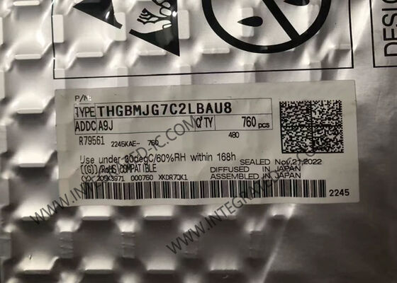 Memoria flash elettronica IC del eMMC dei circuiti integrati THGBMJG7C2LBAU8 128Gbit
