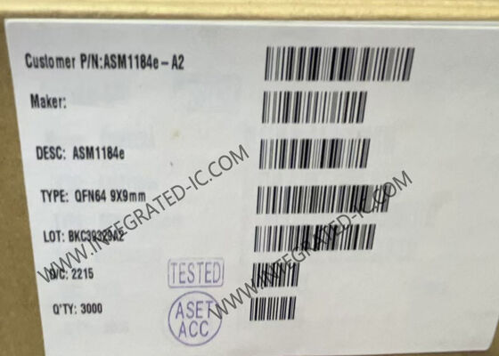ASM1184E Chip Integrato Ponte PCIe con Interfaccia I2C e Pacchetto QFN-64 PCIe x1 Gen2